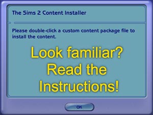 install custom content for the sims 2 on mac